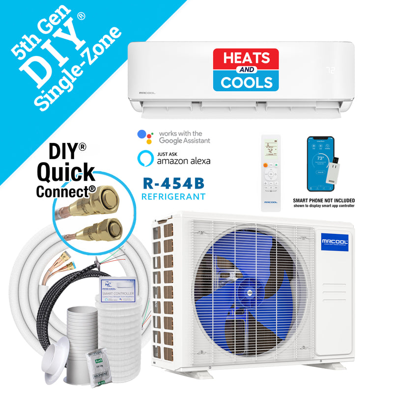 MRCOOL DIY 5th Gen 24K BTU 230V Air Handler DIY-24-HP-WMAH-230D25-O