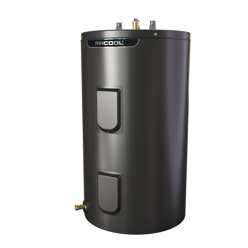MRCOOL 50 Gallon Electric Tank Water Heater front left