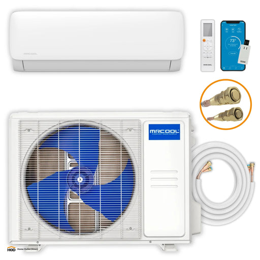 MRCOOL EasyPro 5th Gen 12K BTU 115V Complete System with 16ft Line Set | EZPRO-12-HP-11516D-O