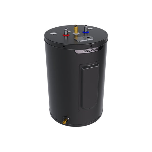 MRCOOL HeatWise 28 Gallon Low Boy Electric Tank Water Heater side view
