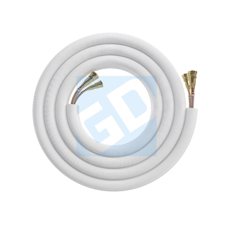 MRCOOL DIY 4th Gen 50ft 3/8x5/8 R-410A Line Set with Cable for 24K-36K | DIY50-3858C