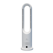 MRBREEZE Hot+Cool Bladeless Fan White 1200W Commercial Equipment - Front View | MRF1016PLOW