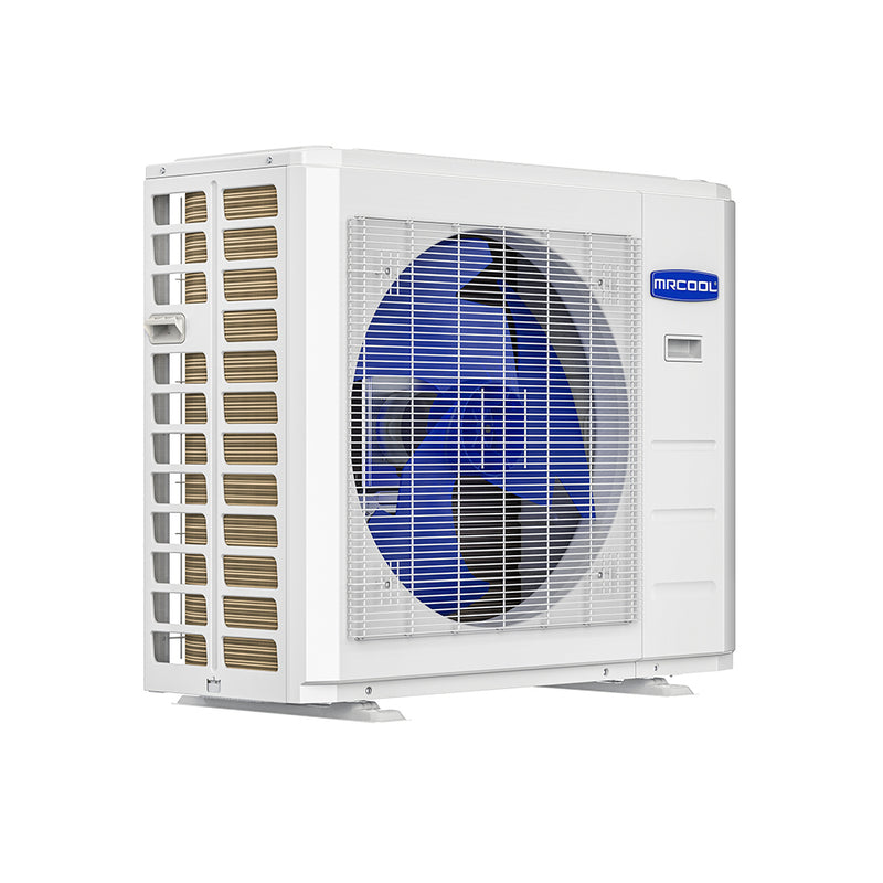 MRCOOL Hyper Heat 2nd Gen 36,000 BTU 3-Ton Central Ducted Heat Pump Condenser - Side View