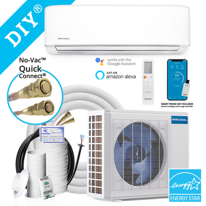 MRCOOL® E Star DIY 4th Gen 12k BTU Ductless Mini-Split Air Handler 115V/60Hz DIY-12-HP-WMAH-115C25