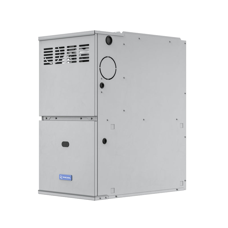 MRCOOL VersaPro 100K BTU 80% AFUE Two-Stage Gas Furnace angle view - MGA80EE100C5B