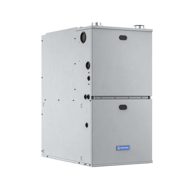 MRCOOL VersaPro 80K BTU 96% AFUE Two-Stage Gas Furnace side view - MGM96EE080B3NB