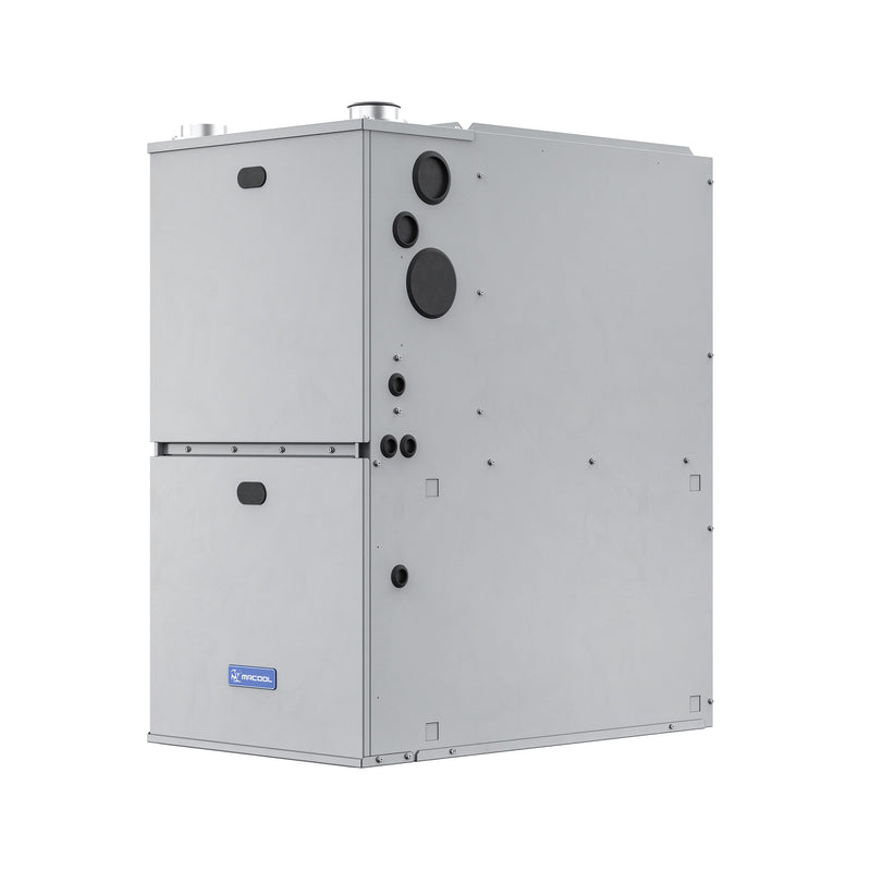 MRCOOL VersaPro 80K BTU 96% AFUE Two-Stage Gas Furnace angle view - MGM96EE080B3NB