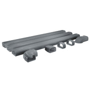 MRCOOL LineGuard 4.5in 16-Piece Line Set Cover Kit Gray | MLG450-G-01