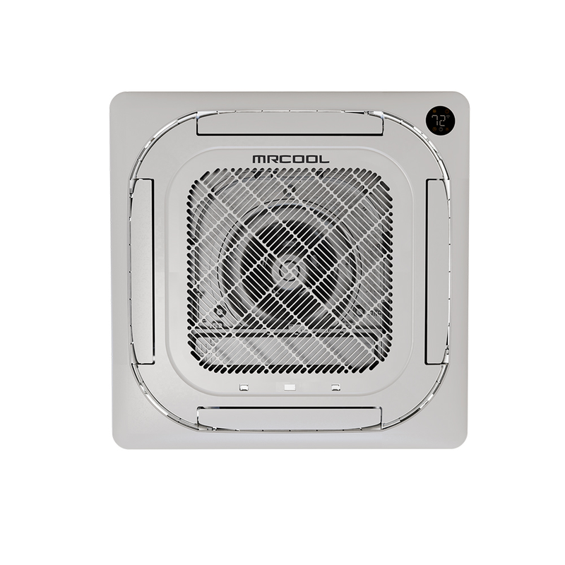 MRCOOL Olympus 12K BTU 1-Ton R-454B Ceiling Cassette Mini-Split Air Handler 208/230V CASSETTE12HP-230C-P-O